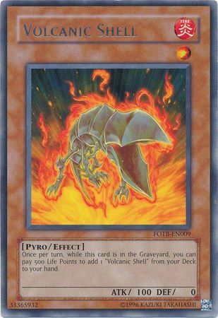 Volcanic Shell - FOTB-EN009 - Rare Unlimited Force of the Breaker [FOTB] Unlimited Singles