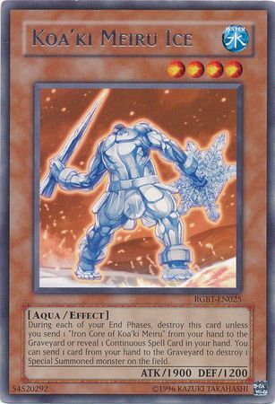 Koa&#39;ki Meiru Ice - RGBT-EN025 - Rare Unlimited Raging Battles [RGBT] Unlimited Singles