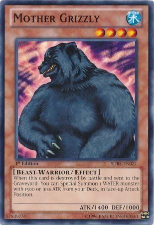 Mother Grizzly - SDRE-EN021 - Common 1st Edition Structure Deck: Realm of the Sea Emperor 1st Edition Singles