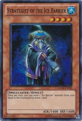 Strategist of the Ice Barrier - HA04-EN052 - Super Rare Unlimited Hidden Arsenal 4: Trishula&#39;s Triumph [HA04] Unlimited Singles