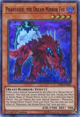 Phantasos, the Dream Mirror Foe - CHIM-EN086 - Super Rare 1st Edition Chaos Impact 1st Edition Singles