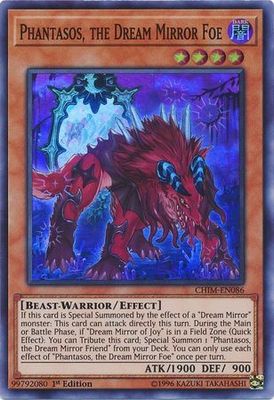 Phantasos, the Dream Mirror Foe - CHIM-EN086 - Super Rare 1st Edition Chaos Impact 1st Edition Singles
