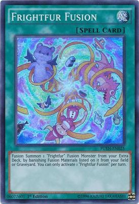 Frightfur Fusion - FUEN-EN025 - Super Rare 1st Edition Fusion Enforcers 1st Edition Singles