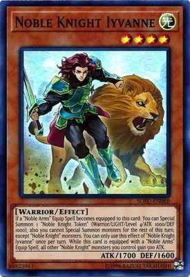 Noble Knight Iyvanne - SOFU-EN088 - Super Rare Unlimited Soul Fusion Unlimited Singles