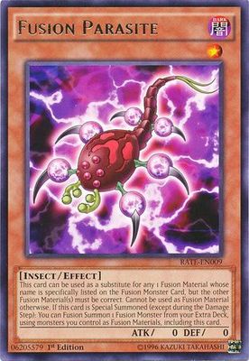 Fusion Parasite - RATE-EN009 - Rare 1st Edition Raging Tempest 1st Edition Singles