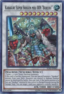 Karakuri Super Shogun mdl 00N &quot;Bureibu&quot; - IGAS-EN043 - Super Rare Unlimited Ignition Assault Unlimited Singles (espanol)