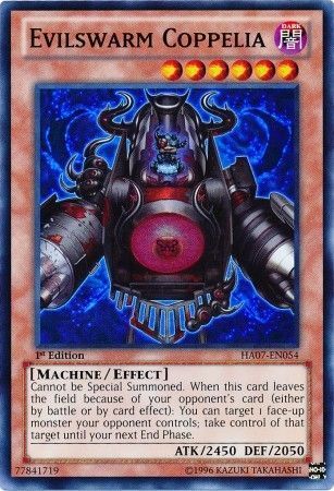 Evilswarm Coppelia - HA07-EN054 - Super Rare 1st Edition Hidden Arsenal 7: Knight of Stars 1st Edition Singles