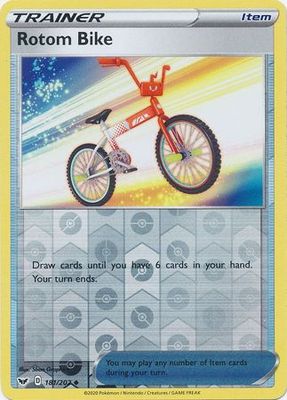 Rotom Bike - 181/202 - Uncommon Reverse Holo Sword &amp; Shield (Base Set) Reverse Holo Singles