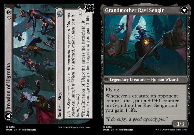 Invasion of Ulgrotha // Grandmother Ravi Sengir 0116 - March of the Machine Singles