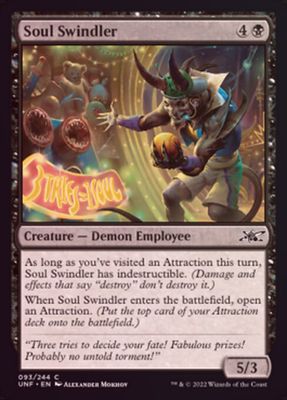 Soul Swindler 093/244 - Foil Unfinity Foil Singles