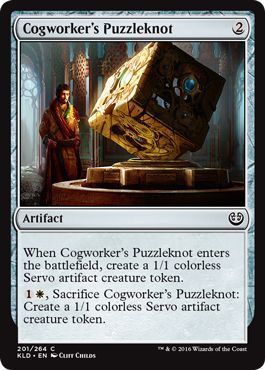 Cogworker&#39;s Puzzleknot 201/264 - Kaladesh Singles (Español)