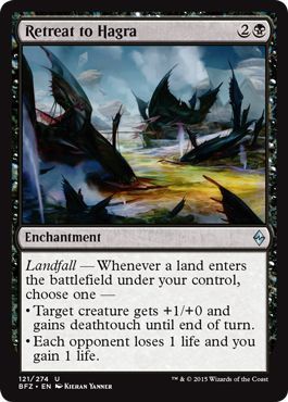 Retreat to Hagra 121/274 - Battle for Zendikar Singles