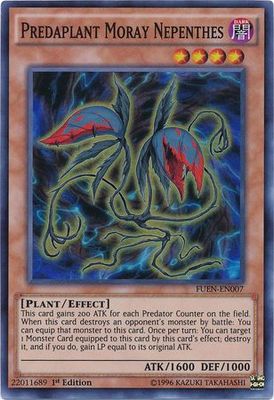 Predaplant Moray Nepenthes - FUEN-EN007 - Super Rare 1st Edition Fusion Enforcers 1st Edition Singles (espanol)