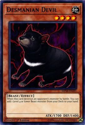Desmanian Devil - MP18-EN191 - Rare 1st Edition 2018 Mega-Tins Singles