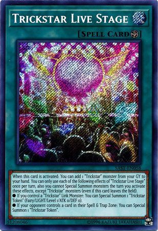Trickstar Live Stage - SAST-EN058 - Secret Rare Unlimited Savage Strike Unlimited Singles