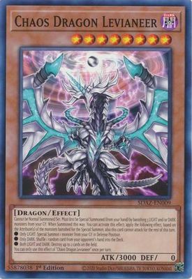 Chaos Dragon Levianeer - SDAZ-EN009 - Common 1st Edition Structure Deck: Albaz Strike 1st Edition Singles (espanol)