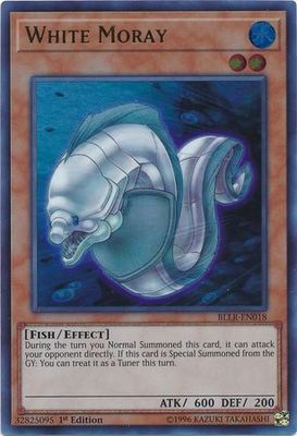 White Moray - BLLR-EN018 - Ultra Rare 1st Edition Battles of Legend: Light&#39;s Revenge Singles
