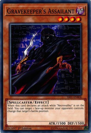 Gravekeeper&#39;s Assailant - SS01-ENB06 - Common 1st Edition Speed Duel Starter Decks: Destiny Masters Singles (espanol)