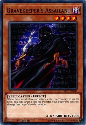 Gravekeeper&#39;s Assailant - SS01-ENB06 - Common 1st Edition Speed Duel Starter Decks: Destiny Masters Singles (espanol)