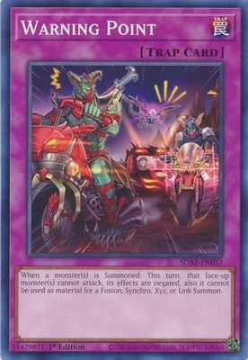 Warning Point - SDAZ-EN037 - Common 1st Edition Structure Deck: Albaz Strike 1st Edition Singles
