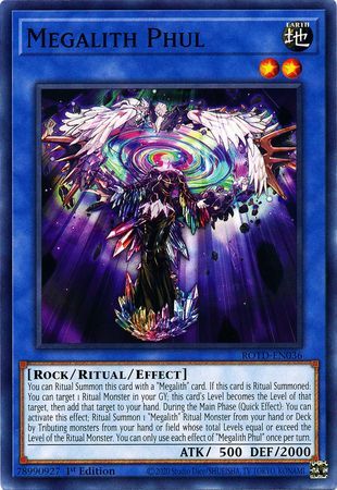 Megalith Phul - ROTD-EN036 - Common 1st Edition Rise of the Duelist [ROTD] 1st Edition Singles