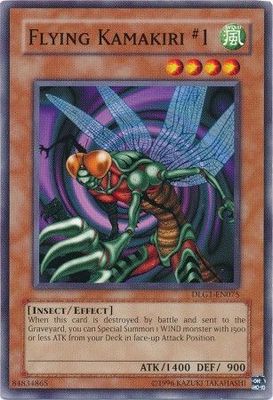 Flying Kamakiri #1 - DLG1-EN075 - Common Dark Legends DLG1