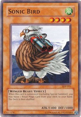 Sonic Bird - SDP-011 - Common Unlimited Starter Deck: Pegasus [SDP] Unlimited Singles