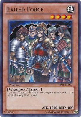 Exiled Force - BP01-EN059 - Common 1st Edition Battle Pack: Epic Dawn 1st Edition Singles