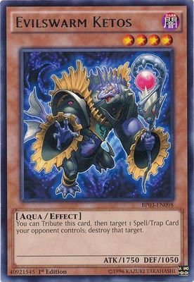Evilswarm Ketos - BP03-EN098 - Rare 1st Edition Battle Pack 3: Monster League 1st Edition Singles