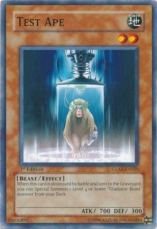 Test Ape - GLAS-EN025 - Common 1st Edition Gladiator&#39;s Assault [GLAS] 1st Edition Singles