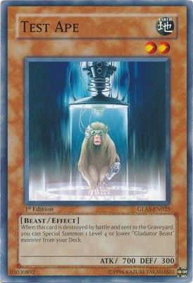 Test Ape - GLAS-EN025 - Common 1st Edition Gladiator&#39;s Assault [GLAS] 1st Edition Singles