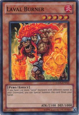 Laval Burner - HA05-EN013 - Super Rare Unlimited Edition Hidden Arsenal 5 Unlimited Singles (español)