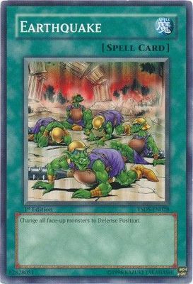 Earthquake - YSDS-EN028 - Common 1st Edition Starter Deck: Syrus Truesdale [YSDS] 1st Edition Singles