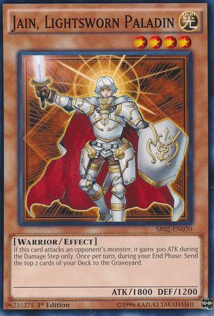 Jain, Lightsworn Paladin - SR02-EN020 - Common 1st Edition Structure Deck: Rise of the True Dragons 1st Edition Singles