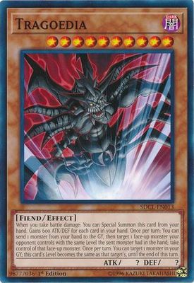 Tragoedia - SDCL-EN013 - Common 1st Edition Cyberse Link Singles