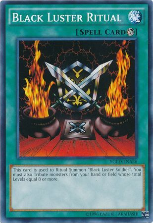 Black Luster Ritual - YGLD-ENA36 - Common Unlimited Yugi&#39;s Exodia Deck Unlimited (YGLD-ENA)
