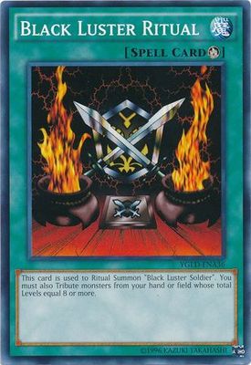 Black Luster Ritual - YGLD-ENA36 - Common Unlimited Yugi&#39;s Exodia Deck Unlimited (YGLD-ENA)