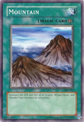 Mountain - SDJ-037 - Common Unlimited Starter Deck: Joey [SDJ] Unlimited Singles