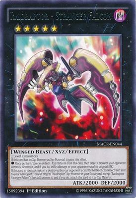 Raidraptor - Stranger Falcon - MACR-EN044 - Rare 1st Edition Maximum Crisis 1st Edition Singles (español)