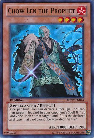 Chow Len the Prophet - BPW2-EN044 - Super Rare 1st Edition Battle Pack 2: War of the Giants Round 2 [BPW2] Singles