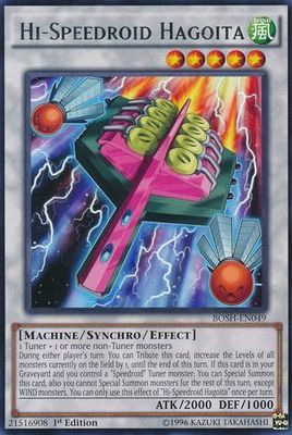 Hi-Speedroid Hagoita - BOSH-EN049 - Rare 1st Edition Breakers of Shadow 1st Edition Singles (español)