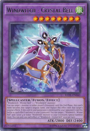 Windwitch - Crystal Bell - RATE-EN040 - Rare Unlimited Raging Tempest Unlimited Singles (espanol)