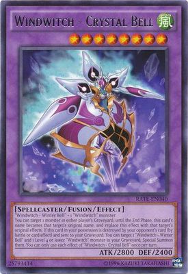 Windwitch - Crystal Bell - RATE-EN040 - Rare Unlimited Raging Tempest Unlimited Singles (espanol)