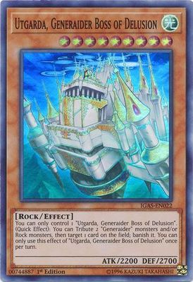 Utgarda, Generaider Boss of Delusion - IGAS-EN022 - Super Rare 1st Edition Ignition Assault 1st Edition Singles (espanol)