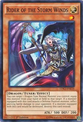 Rider of the Storm Winds - LDK2-ENK18 - Common 1st Edition Legendary Decks II - Kaiba