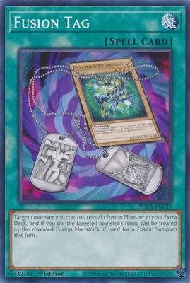 Fusion Tag - SDCS-EN031 - Common 1st Edition Structure Deck: Cyber Strike 1st Edition Singles