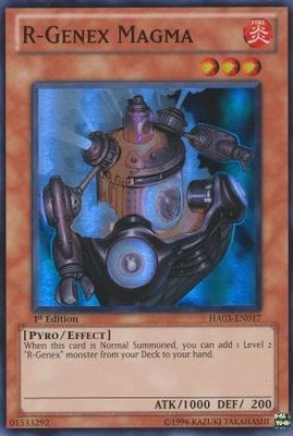 R-Genex Magma - HA03-EN017 - Super Rare 1st Edition Hidden Arsenal 3 [HA03] 1st Edition Singles