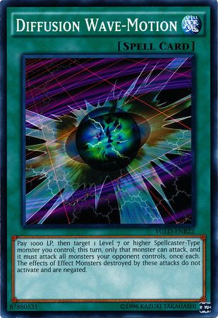 Diffusion Wave-Motion - YGLD-ENB22 - Common Unlimited Yugi&#39;s Battle City Deck Unlimited (YGLD-ENB)