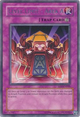 Level Limit - Area A - EEN-EN060 - Rare Unlimited Elemental Energy [EEN] Unlimited Singles