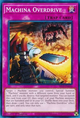 Machina Overdrive - SR10-EN034 - Common 1st Edition Structure Deck: Mechanized Madness 1st Edition Singles